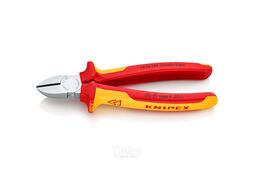 Кусачки боковые хромированные 180мм (Knipex) 7006180