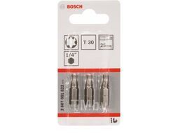 Бита 25ММ TORX T30 XH 3 шт. BOSCH 2607001622