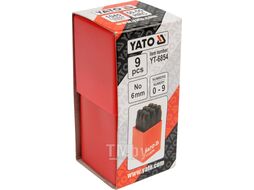 Набор клейм цифровых, 0-9, 6 мм Yato YT-6854