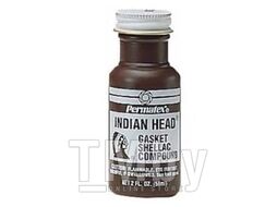 Формирователь прокладок Компаундная шеллаковая прокладка Indian Head, 59гр (флакон) PERMATEX 20539