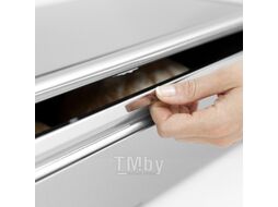 Хлебница Brabantia 299186 с защитой от отпечатков (стальной матовый/черный матовый)