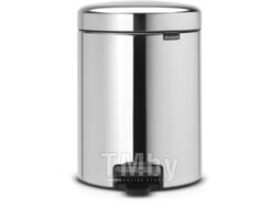 Мусорное ведро Brabantia Pedal Bin NewIcon / 112621 (5л, стальной полированный)