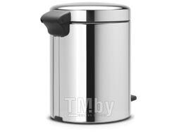 Мусорное ведро Brabantia Pedal Bin NewIcon / 112621 (5л, стальной полированный)