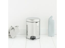 Мусорное ведро Brabantia Pedal Bin NewIcon / 112621 (5л, стальной полированный)