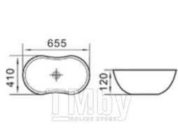 Умывальник CeramaLux N9175