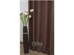 Шторы Delfa СШД-050 Flowers Shinil/106 (160x250, шоколад)