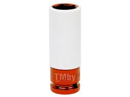Головка торцевая ударная глубокая KING TONY 1/2", 21 мм, тонкостенная, пластиковая защита 494521MX