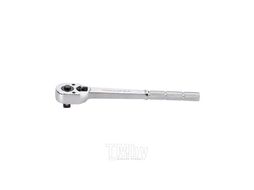 Трещотка KING TONY 1/2", 250 мм, 32 зубца, флажковая с кнопкой, фиксатор, удлиняемая 4771-10BR