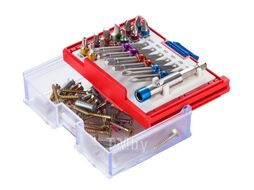 Набор вставок (бит) 1/4", TORX, HEX, PZ, PH, SLOT, 19 предметов МАСТАК 058-10019C