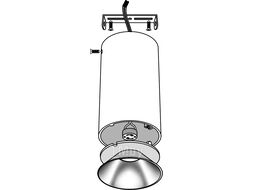 Светильник светодиодный накладной 50 Вт PDL-R 14080 GU10 BL/GL, IP20, 230В JAZZWAY