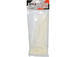 Хомут пластмассовый белый 200х7,6мм (50шт) Yato YT-70630