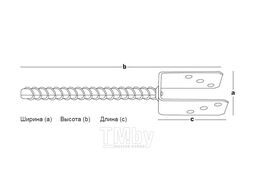 Закладная опора, тип U EKT 101x325x120/5 PS100U (шт) CV501145