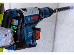 Аккум. перфоратор BOSCH GBH 18V-45 C в чем. (18.0 В, БЕЗ АККУМУЛЯТОРА, 12.5 Дж, вес 8.0 кг,)