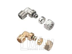 Угольник перех.с нар.рез. Rifeng F1-L2025x1/2 резьбовые фитинги (латунь) (F1-L2025x1/2)