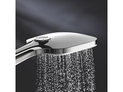 Душевой гарнитур Grohe Rainshower SmartActive 130 Cube белая луна (26586LS0)