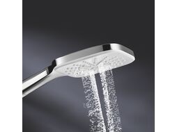 Душевой гарнитур Grohe Rainshower SmartActive 130 Cube белая луна (26586LS0)