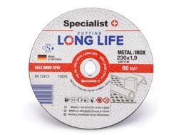 Диск отрезной по металлу/нерж 230х1,9х22 мм OSA Specialist+®
