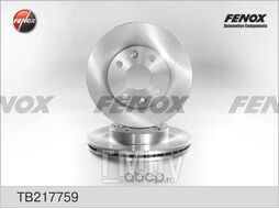 Диск тормозной Kia Rio 00-05 235x22x4, Передний FENOX TB217759