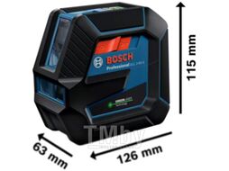 Нивелир лазерный комбинированный GCL 2-50G + RM10 + BT150 0.601.066.M01 BOSCH