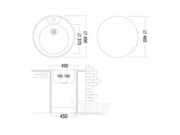 Кухонные мойки Ukinox Мойка врезная FAD490 -GT5K 0C (FAD490 -GT5K 0C)