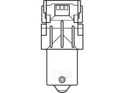 Комплект светодиодных ламп блистер 2шт 12V P21W 1,9W BA15s LEDriving SL (3 поколение) красный свет OSRAM 7506DRP-02B