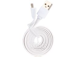 Кабель Alca microUSB / 510620 (1м, белый)