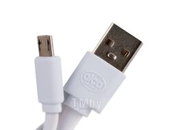 Кабель Alca microUSB / 510620 (1м, белый)