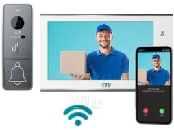 IP-видеодомофон CTV DP4707IP (белый)