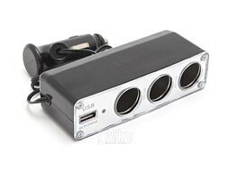 Разветвитель прикуривателя KSU-206 с USB KING