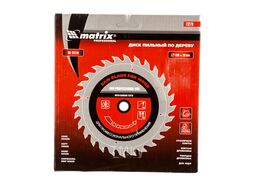 Пильный диск по дереву, 190 х 20мм, 36 зубьев + кольцо 16/20 MATRIX Professional 73279