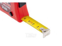 Рулетка Double fixation, 10 м х 25 мм, обрезиненный корпус, двойная плавная фиксация MATRIX 31061