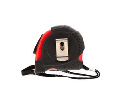 Рулетка Status magnet fixation, 5 м х 25 мм, обрезиненный корпус, зацеп с магнитом MATRIX 31029