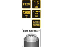 Горелка газовая на баллон piezo Vorel 73412