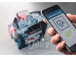 Нивелир лазерный линейный BOSCH GLL 3-80 C в кор. (проекция: 3 плоскости 360, до 120 м, +/- 0.20 мм/м, резьба 1/4, 5/8")