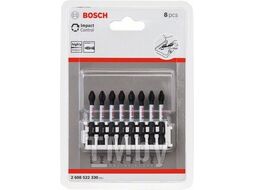 Насадка (бита) крестообразная PH2 50 мм BOSCH ударная торсионная в розничн. упак. ( 8 шт.) (посадочн. шестигранник 1/4 ")