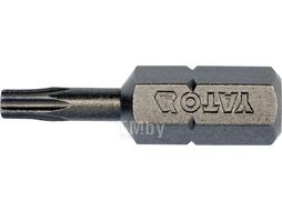 Бита TORX T10х25мм 1/4" (10шт) S2 HRC58-61 Yato YT-78141
