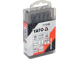 Бита PH2х5.5мм 1/4"х65мм (10шт) S2 HRC58-62 Yato YT-78166