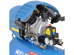 Воздушный компрессор WELT AR50VT (до 400 л/мин, 8 атм, 50 л, 220 В, 2.2 кВт)