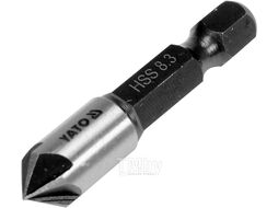 Сверло конусное зенкер d8.3мм L40мм хвостовик HEX Yato YT-44722