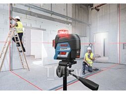 Нивелир линейный лазерный GLL 3-80 C+BM1+LR7+L-boxx 0.601.063.R05