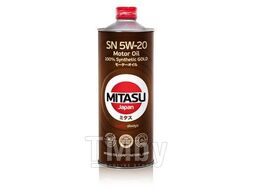Моторное масло синтетическое MITASU 5W20 1L GOLD SN ILSAC GF-5 DEXOS 1 MJ1001