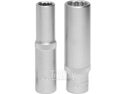 Головка торцевая глубокая 12-гранная 1/4"DR, 11 мм Thorvik FS31411