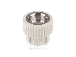 Муфта ПП комбинированная внутр.резьба (SUS) 20х1/2", серый AV Engineering