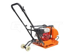 Виброплита GROST РС-2248Н (двигатель Honda, бак, колеса) 120 кг, GX160