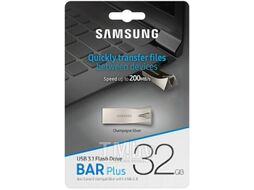 128Gb Samsung BAR Plus 128GB (MUF-128BE3/APC), USB 3.0, Silver