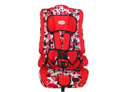 Автокресло детское (9-36кг) Red Mix, 5-точечных ремней безопасности, 3 положения ремней безопасности по росту ребенка. Трансформируется в бустер AUTOLUXE AUSQ308-RM