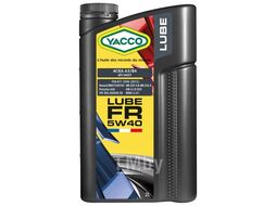 Масло моторное синтетическое 2 л - ACEA A3/B4,API SN/CF,BMW LL-01,GM-LL-B025,MB 229.3/MB 226.5,PORSCHE A40,VW 502.00/505.00 PSA B71 2296 (2012) ,RN0710 & RN 0700 YACCO 5W40 LUBE FR/2