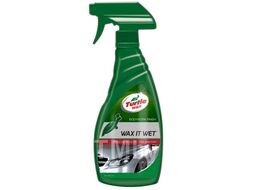 Полироль для кузова WAX IT WET с водоактивными восками для нанесения на только что вымытую машину без предварительной сушки, триггер-спрей 500 мл TURTLE WAX 53015