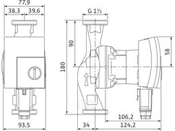 Насос циркуляционный YONOS PICO 25/1-6-(ROW) WILO (Насос циркуляционный Wilo - Yonos PICO)