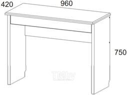 Письменный стол Anrex Tiffany 1S (вудлайн кремовый)